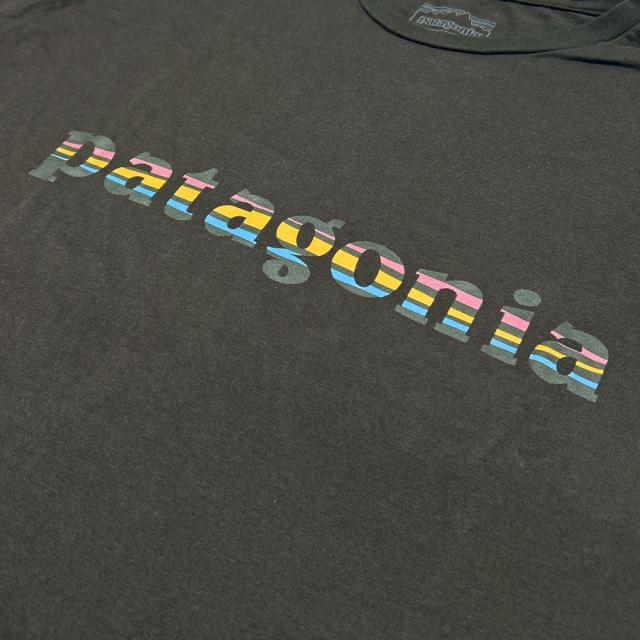 新品 パタゴニア Patagonia Ms 73 TEXT LOGO ORGANIC T-SHIRT テキスト