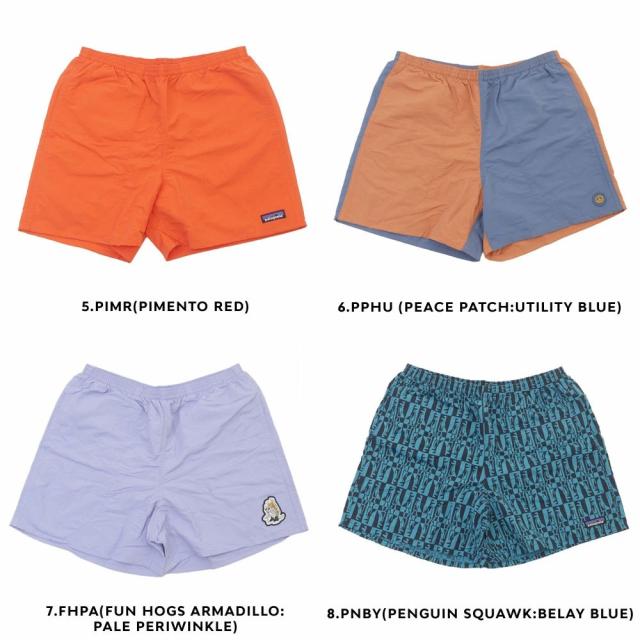 25SS新作追加] 新品 パタゴニア Patagonia Ms Baggies Shorts 5