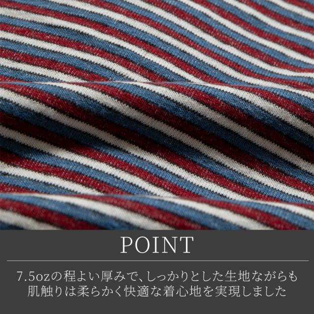 新品 アップルバム APPLEBUM APPLEBUM BORDER T-shirt 7.5oz Tシャツ BLUExRED 半袖Tシャツ