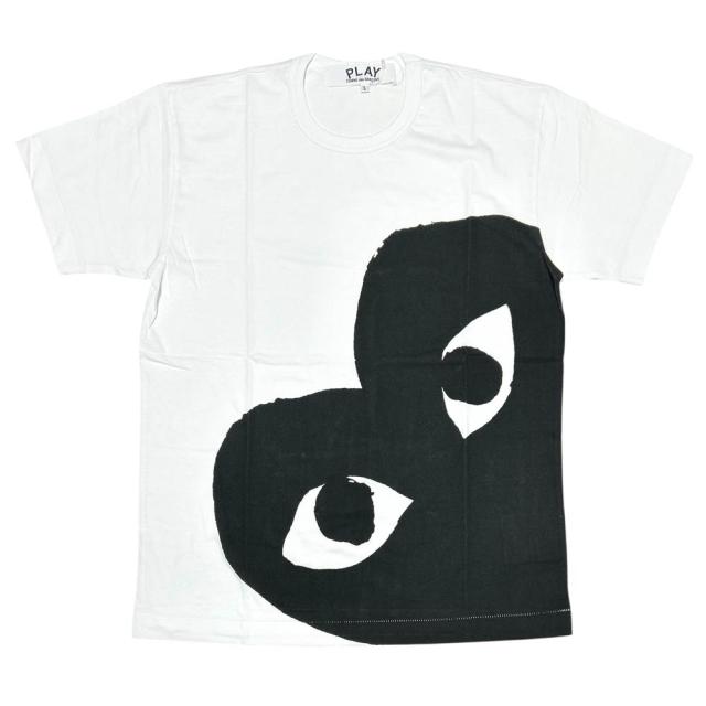 (2025新作)新品 プレイ コムデギャルソン PLAY COMME des GARCONS HUGE HEART TEE Tシャツ ハート ロゴ クルーネック カットソー 日本製 ギャルソン 入手困難 AX-T347-051 半袖Tシャツ 新品 プレイ コムデギャルソン PLAY COMME des GARCONS HUGE HEART TEE