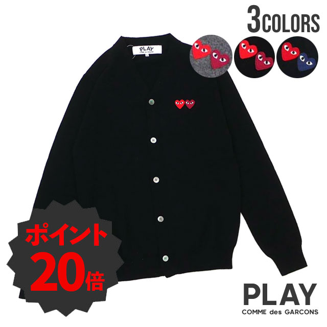 新品 プレイ コムデギャルソン PLAY COMME des GARCONS MENS 3 HEART TEE Tシャツ ハート ロゴ T337 200009319051 半袖Tシャツ PLAY COMME des GARCONS（プレイ コムデギャルソン）公式通販