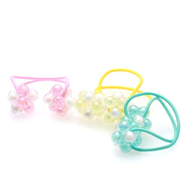 ヘアゴム バブルボールビーズ 両付き C25 38 女の子 子ども キッズの通販はau Pay マーケット ヒロインスタイル