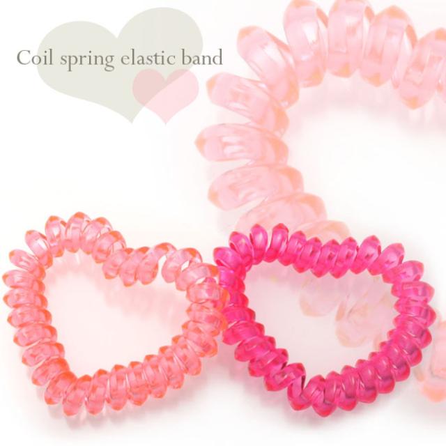 スプリングヘアゴム ハート I62 スパイラルリングヘアゴム コイルゴム レディースの通販はau Pay マーケット ヒロインスタイル