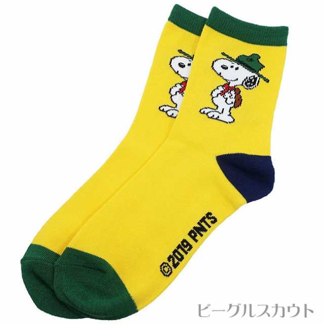 靴下カラークルーソックスレディースピーナッツスヌーピーpeanuts Snoopyビーグルスカウトテニスチャーリーブラウン黄色い鳥メール便対応の通販はau Pay マーケット べっぴんｋｏｂｅ