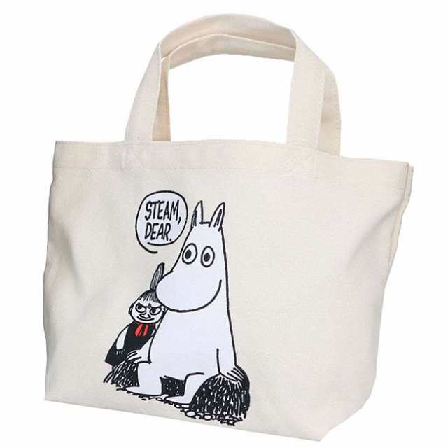 ミニトートバッグ ムーミン リトルミイ Moomin 北欧 キャラクター マチ付き キャンバス生地 帆布 ミニバッグ コットンバッグ ランチトー