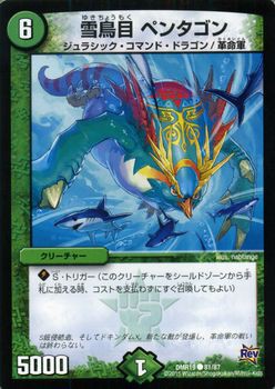 デュエルマスターズ カード 雪鳥目 ペンタゴン 革命編 DMR19