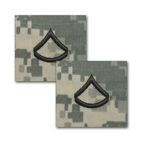 アメリカ陸軍 階級章 Acu用 上等兵 E 3 縫付タイプ Acu戦闘服用 刺繍 の通販はau Pay マーケット カードミュージアム