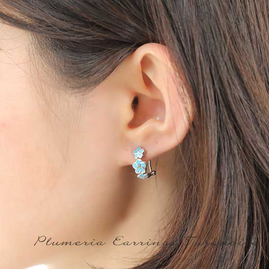 ハワイアンジュエリー ピアス 天然 ターコイズ レディース 女性 プルメリア ブルー ホワイト ピアス ターコイズ ハワイアンジュエリー 人の通販はau Pay マーケット Rose Glitter