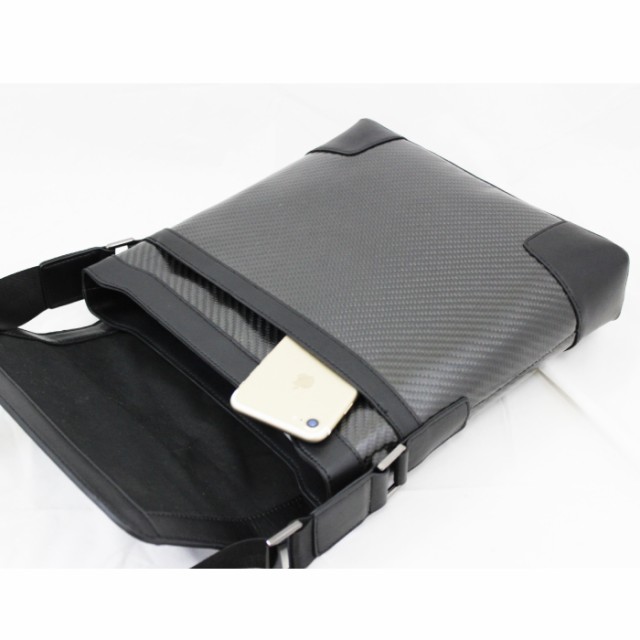 ビジネスバッグ メンズ ショルダーバッグ 肩掛け カーボンレザー 軽量 撥水 かばん カバン 鞄 メンズ おしゃれ かっこいい カジュアル 通勤 出張 ギフト プレゼント 男性　バレンタイン　サコッシュ ショルダーバッグ　caba-7002 ビジネスバッグ メンズ ショルダーバッグ 肩掛け カーボンレザー 軽量