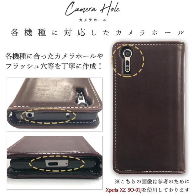 Xperia 10 II SO-41A ケース カバー so41a Xperia10II 手帳型 エクスペリア テン マークツー 馬 ヌメ革 クラシック 手帳 手帳型