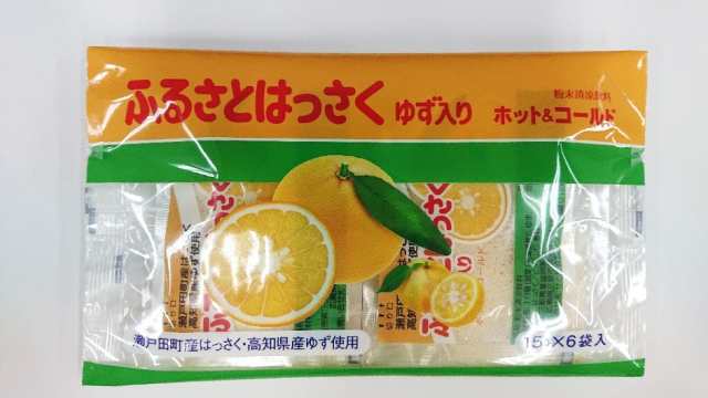 ふるさとはっさく ゆず入り」15g×6袋 広島県産はっさくと高知県産ゆずを使用した粉末飲料の通販はau PAY マーケット - レモンの王国 せとだ屋