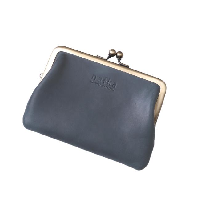 ‼️値下げ‼️❣️未使用品❣️nafka レザー がま口財布 ナフカ nafka がま口 財布 ミニ財布 レディース 本革 モストロ
