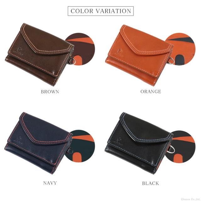 折財布 メンズ レディース ミニウォレット イタリアンレザー フラップ かぶせ コンパクト atelier hiro アトリエヒロ 【AH-004】 ブランド 人気 折財布 メンズ レディース ミニウォレット イタリアンレザー フラップ