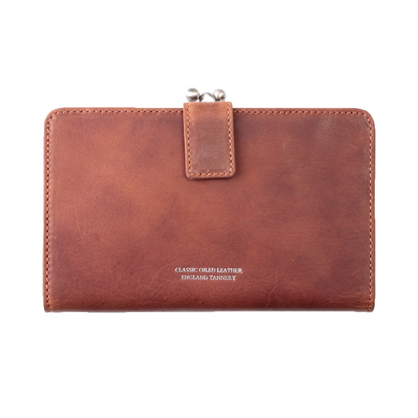 長財布 メンズ レディース 牛革 がま口 本革 イングランドレザー 大