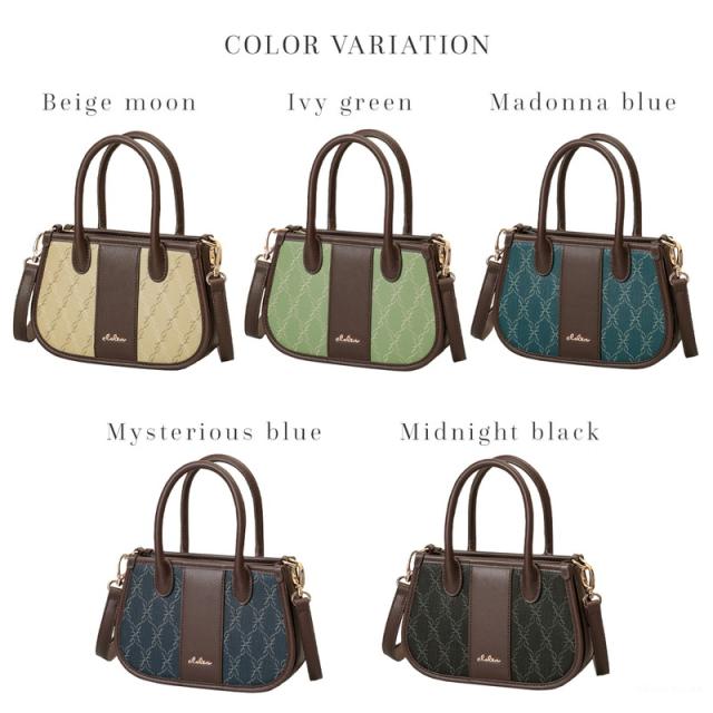 ミニバッグ レディース ショルダーバッグ  2way 幾何学模様  斜め掛け 肩掛け Clelia クレリア Belle ベェル【CL-28072】ブランド 人気 ミニバッグ レディース ショルダーバッグ 2way 幾何学模様 斜め掛け