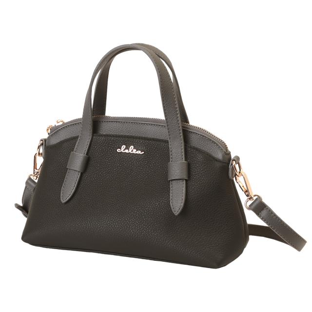 ハンドバッグ レディース 2Way ショルダーバッグ 自立 本革 無地 上品