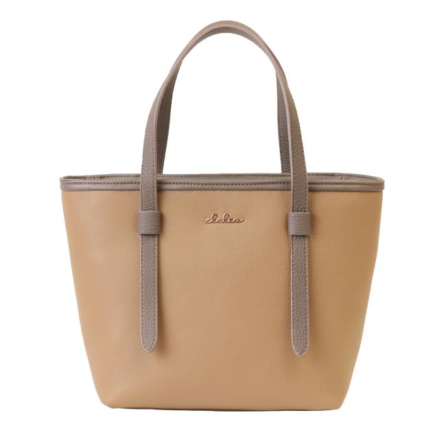 トートバッグ レディース ミニトート 自立 本革 無地 上品 高級 Clelia