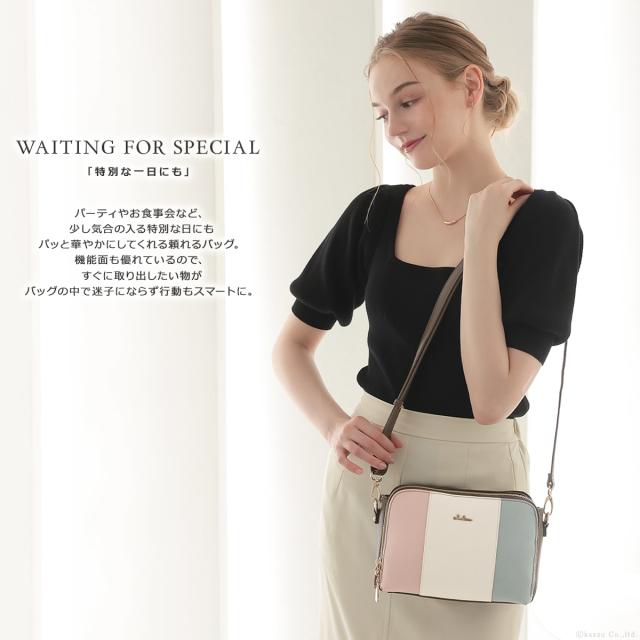 ショルダーバッグ レディース メイクポーチ アクセサリー収納