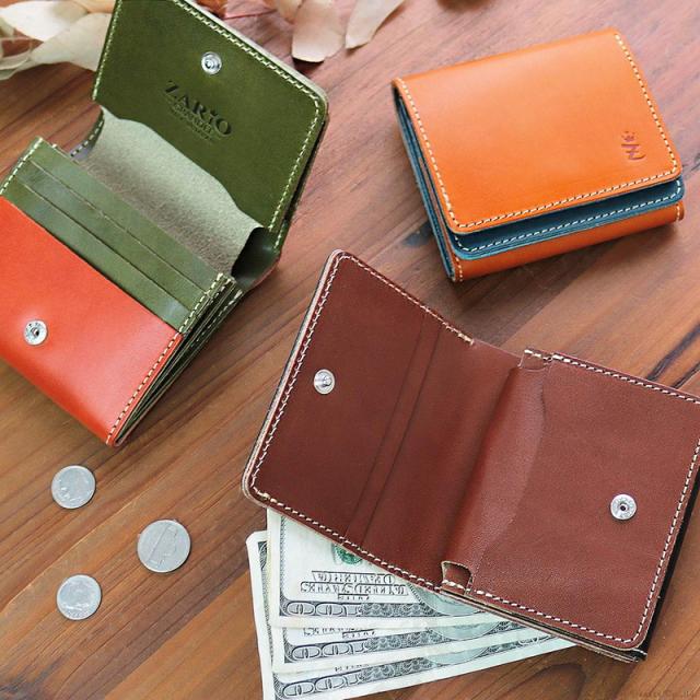 折り財布 メンズ レディース 二つ折り財布 短財布 栃木レザー 本革