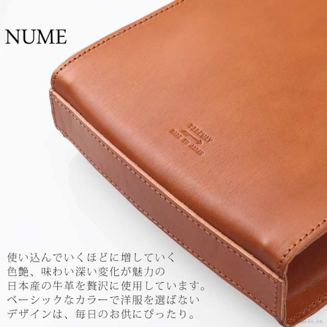 ショルダーバッグ レディース NUME HAKO SHOULDER TRUMP 本革 日本製