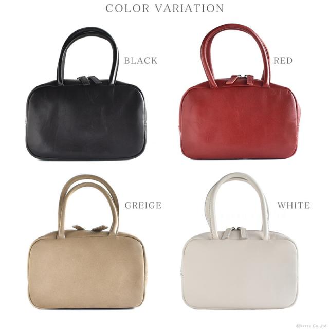 ボストンバッグ レディース ハンドバッグ 本革 レザー 牛革 長方形