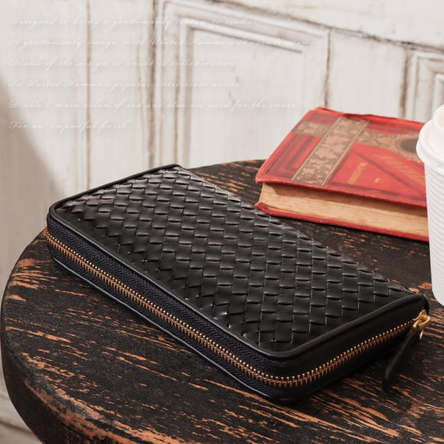 財布 メンズ 長財布 ラウンドファスナー 革 本革 United HOMME