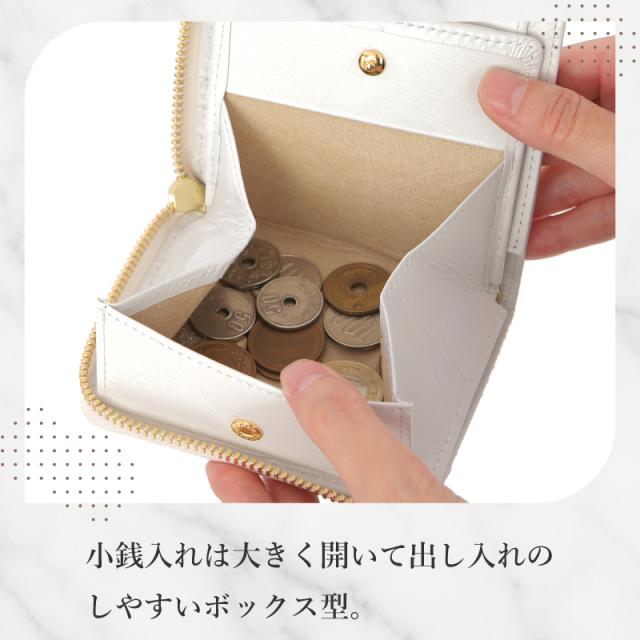 折り財布 レディース L字ファスナー財布 財布 ラウンドファスナー ダイヤモンドパイソン ヘビ革 金運 可愛い 使いやすい VIA DOAN ヴィアドアン Bran python ブランパイソン【NO.449】ブランド 人気_4