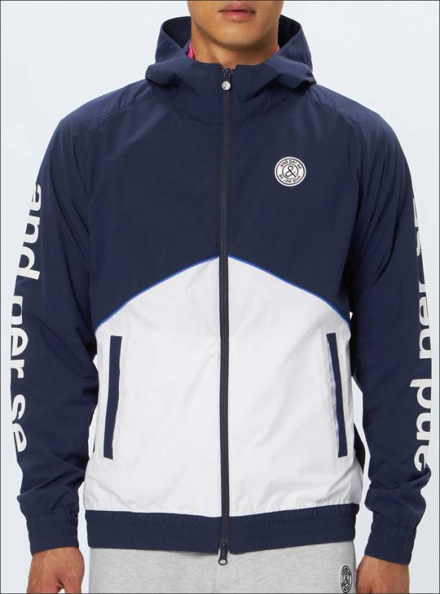 アンパスィ and per se エアジャスター 切替デザイン フーディー