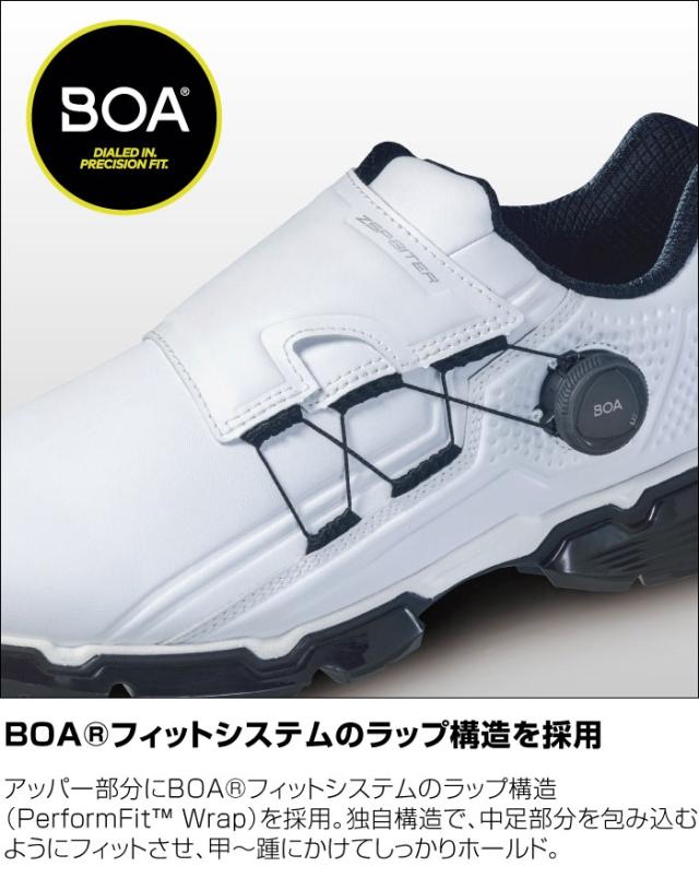 ブリヂストンゴルフ ゼロ・スパイク バイター ツアー BOA スパイクレス ゴルフシューズ メンズ SH2401_12