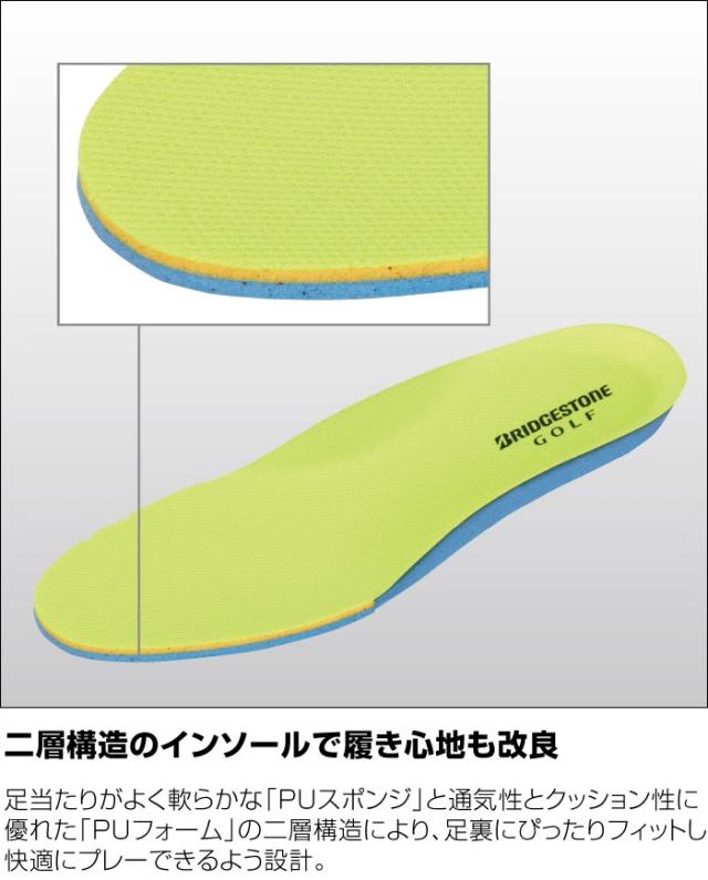ブリヂストンゴルフ ゼロ・スパイク バイター ツアー BOA スパイクレス ゴルフシューズ メンズ SH2401_15