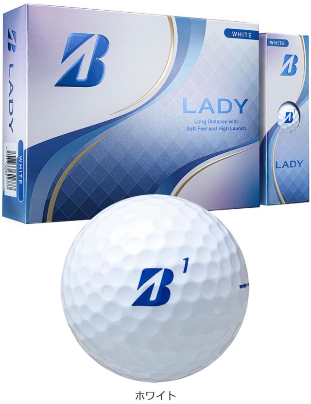 無料オウンネーム対応・3ダース価格 ブリヂストンゴルフ LADY ゴルフボール 2025年モデル 3ダース[36球入り]