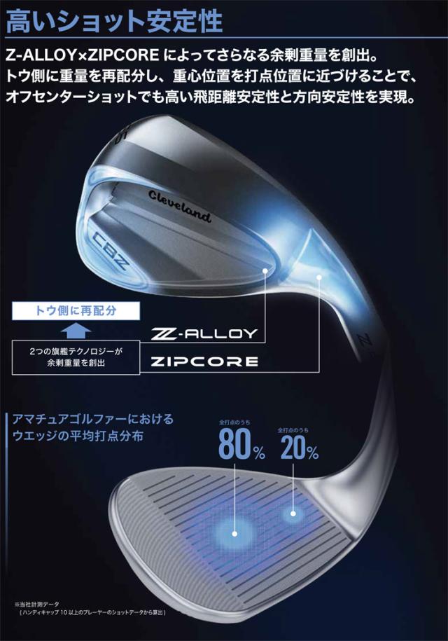 特注カスタムクラブ クリーブランド CBZ ウエッジ N.S.PRO MODUS3 TOUR115 シャフト