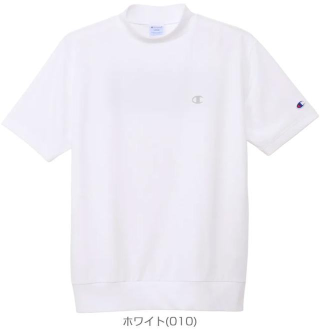 チャンピオン ゴルフ バックロゴプリント モックネック 半袖シャツ ウェア メンズ 2026年春夏モデル M-XL C3-DG309_1