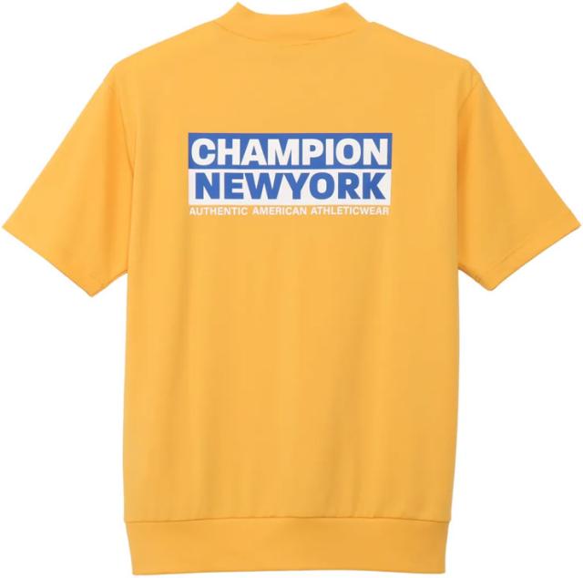 チャンピオン ゴルフ バックロゴプリント モックネック 半袖シャツ ウェア メンズ 2026年春夏モデル M-XL C3-DG309_6