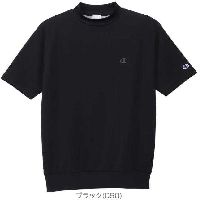 チャンピオン ゴルフ バックロゴプリント モックネック 半袖シャツ ウェア メンズ 2026年春夏モデル M-XL C3-DG309_7