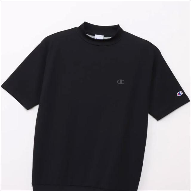 チャンピオン ゴルフ バックロゴプリント モックネック 半袖シャツ ウェア メンズ 2026年春夏モデル M-XL C3-DG309_13