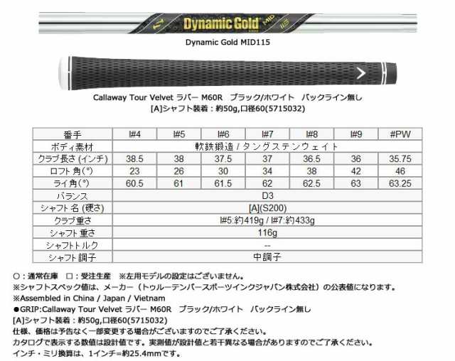 特注カスタムクラブ キャロウェイ APEX MB アイアン 6本セット[＃5-P