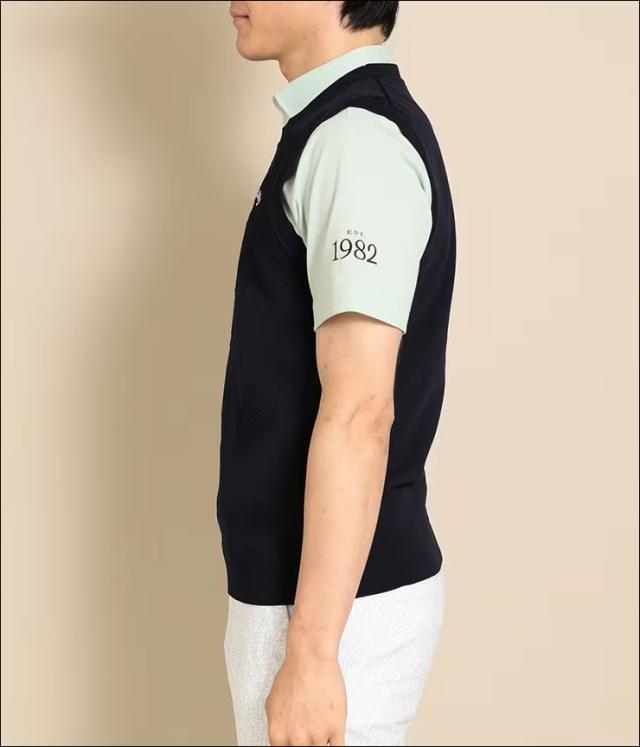 キャロウェイ メンズ ゴルフウェア カモフラ柄ジャカード クルーネック