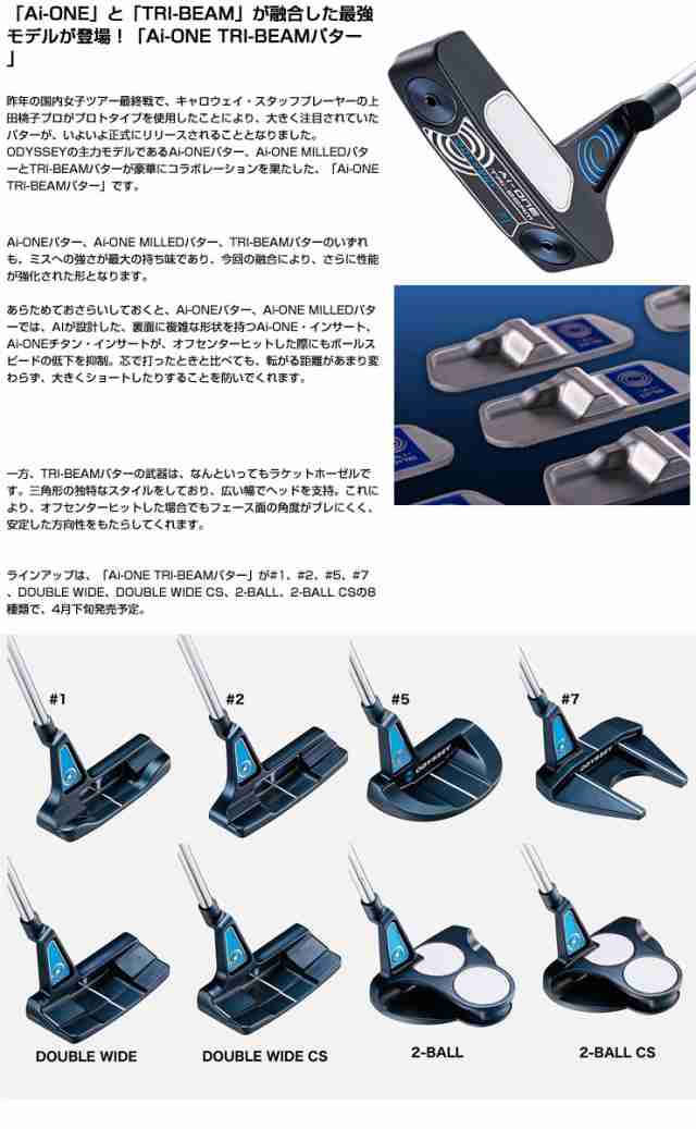 特注カスタムクラブ オデッセイ Ai-ONE TRI-BEAM DOUBLE WIDE CS ...