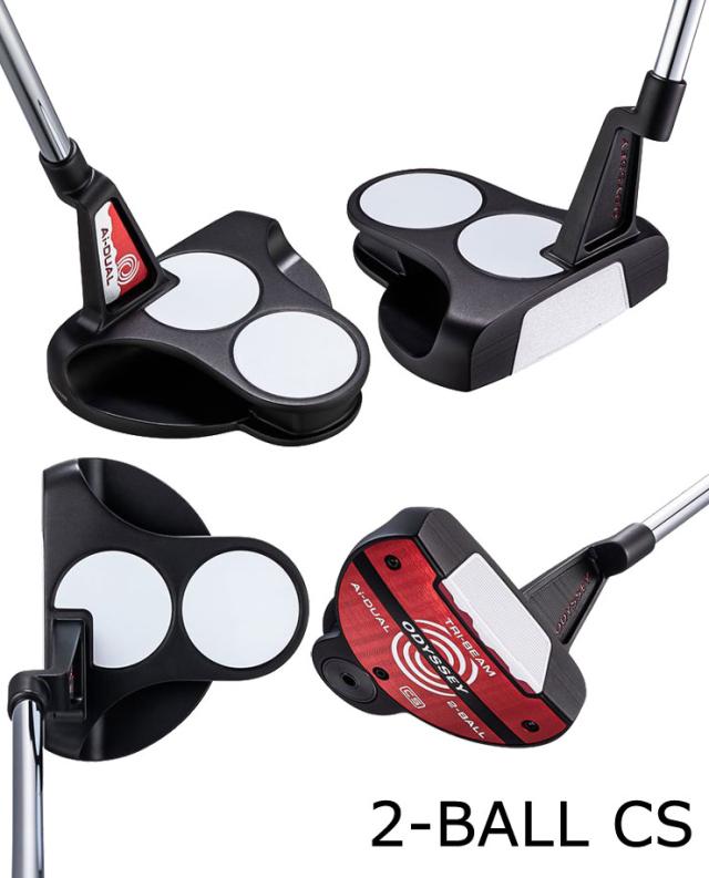 特注カスタムクラブ オデッセイ Ai-DUAL TRI-BEAM 2ボール CS パター_1