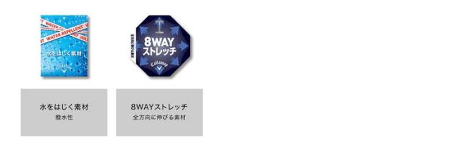 キャロウェイ 8WAYストレッチ シワポリエステル プルオーバー クルーネック ブルゾン ゴルフウェア メンズ 2024年秋冬モデル M-3L C24215101_14