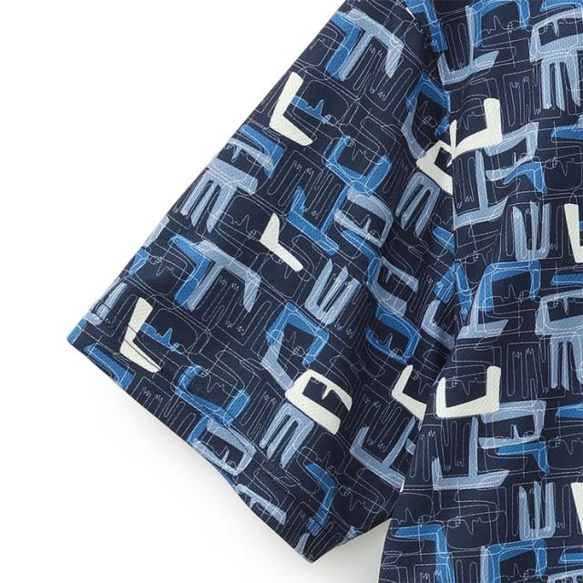 キャロウェイ メンズ ゴルフウェア アートプリントカノコ 半袖