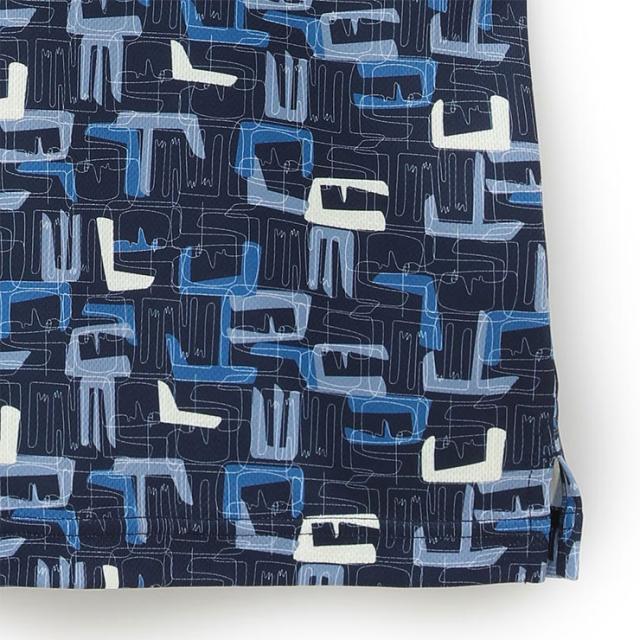 キャロウェイ メンズ ゴルフウェア アートプリントカノコ 半袖