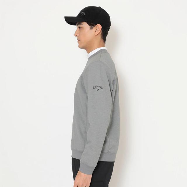 キャロウェイ CLWYロゴ カノコダブルニット クルーネック スウェット ゴルフウェア メンズ 2025年秋冬モデル M-3L C25217103_6
