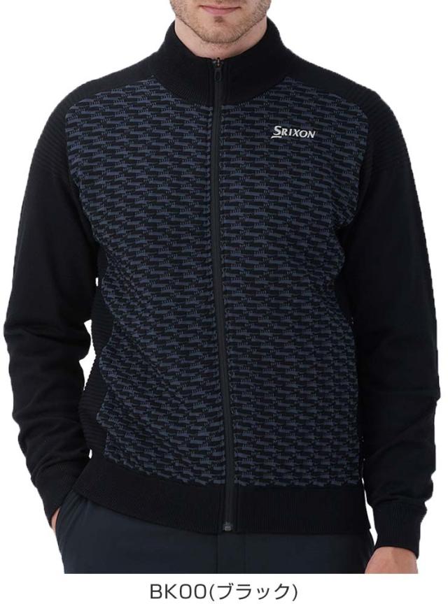 [スリクソン] フルジップセーター  HEAT NAVI 蓄熱保温 グラフィック スポーティー ゴルフ RGMWJL03 メンズ OR00(オレンジ) スリクソン] フルジップセーター 松山プロ共同開発 HEAT NAVI 蓄熱