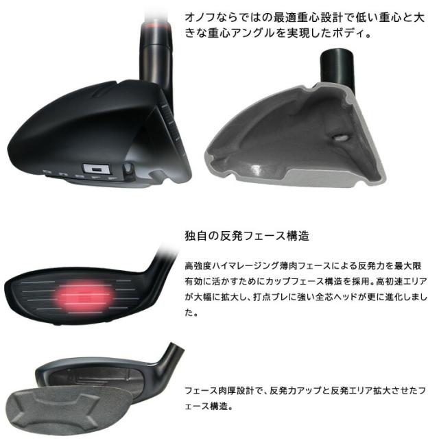 特注カスタムクラブ オノフ 2024 AKA ユーティリティ ウィングス