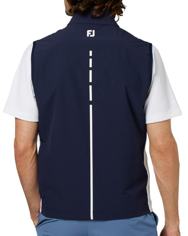 フットジョイ パッカブル 2重織 フルジップ ベスト ゴルフウェア メンズ 2025年秋冬モデル M-XL FJ-F25-M01_2