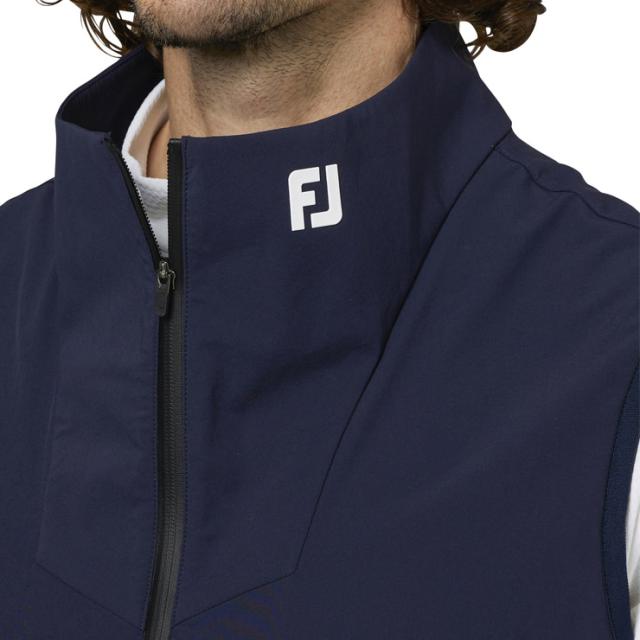 フットジョイ パッカブル 2重織 フルジップ ベスト ゴルフウェア メンズ 2025年秋冬モデル M-XL FJ-F25-M01_5