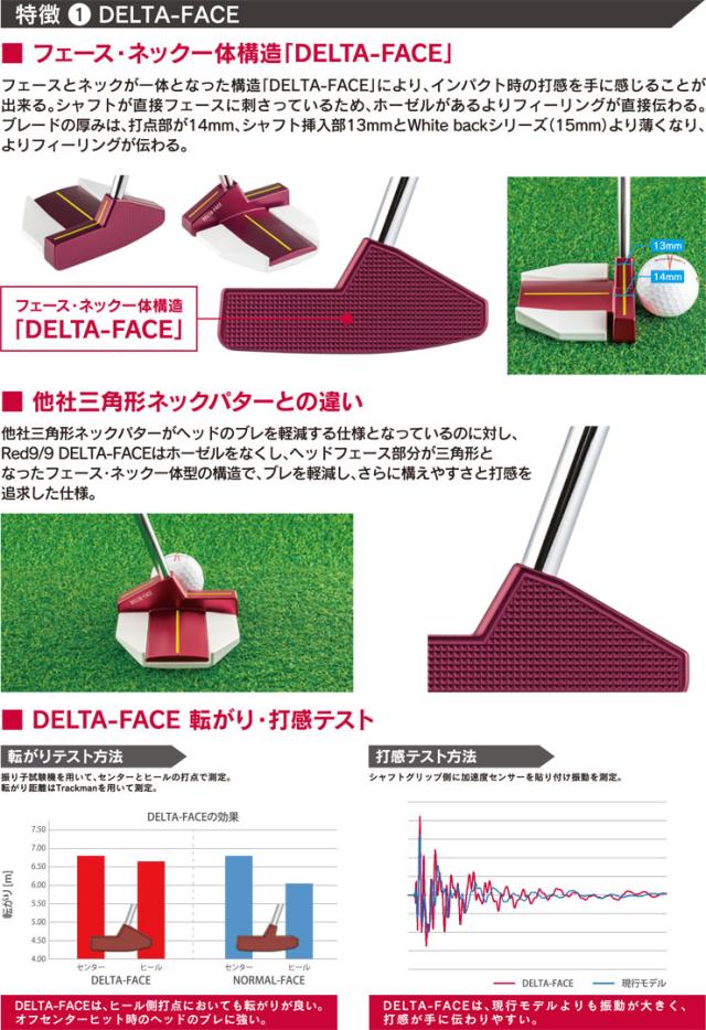 キャスコ Red 9/9 DF-016 パター パター