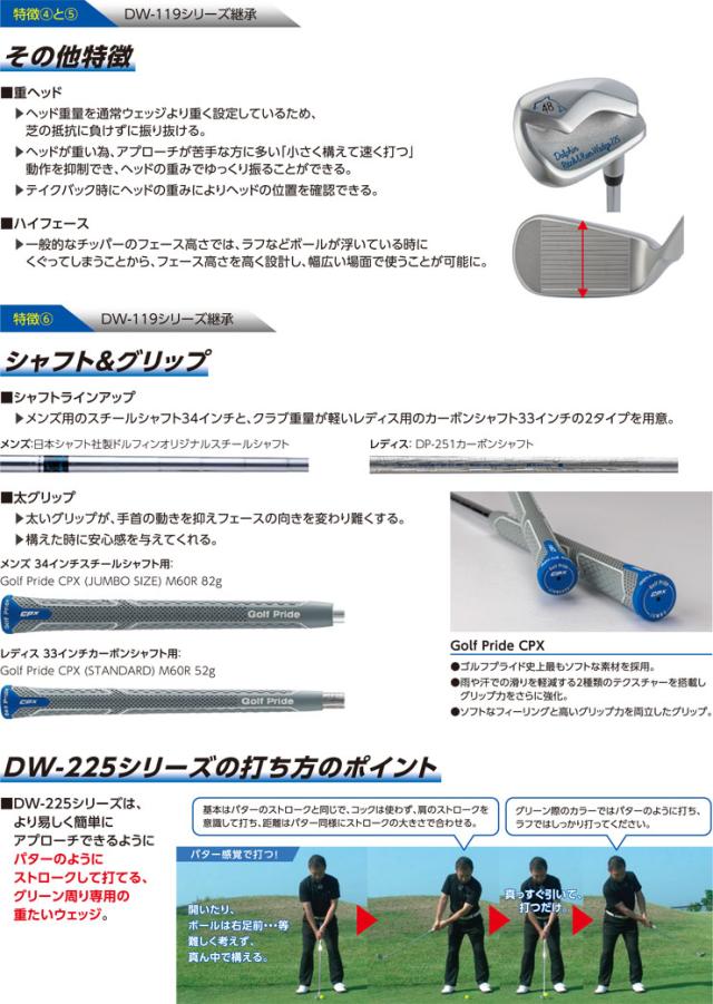 特注カスタムクラブ] キャスコ ドルフィン ランニング ウエッジ DRW